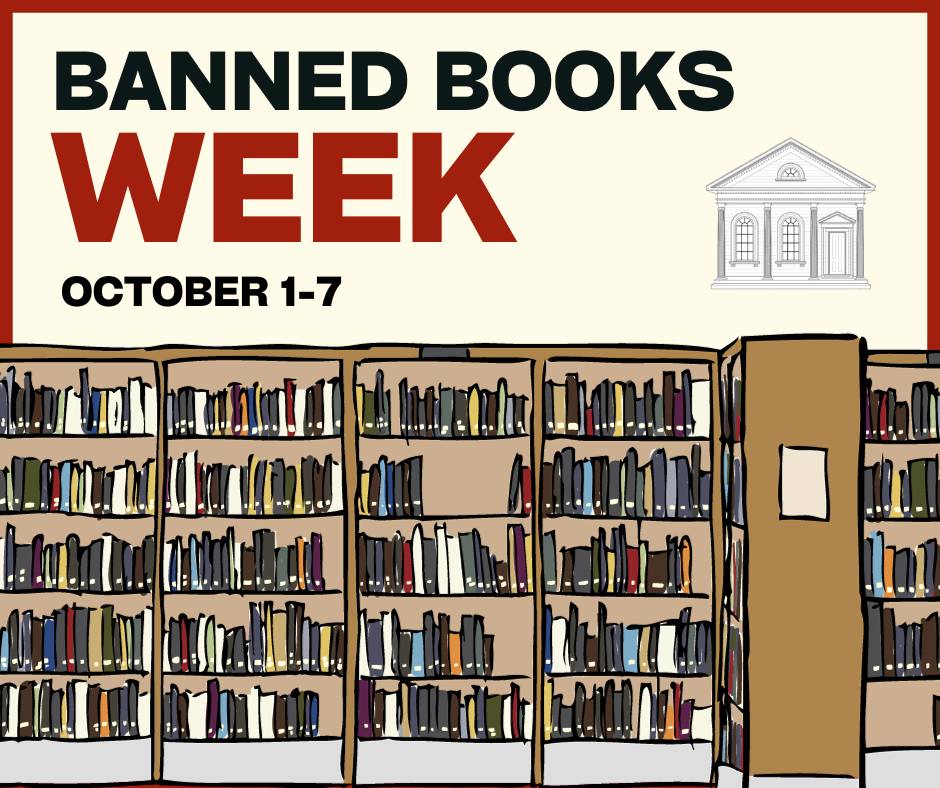 Banned Books Week October 17 Brooks Free Library